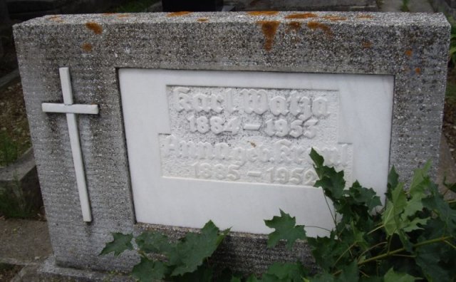 Watza Karl 1884-1953 Kreul Anna 1885-1952 Grabstein